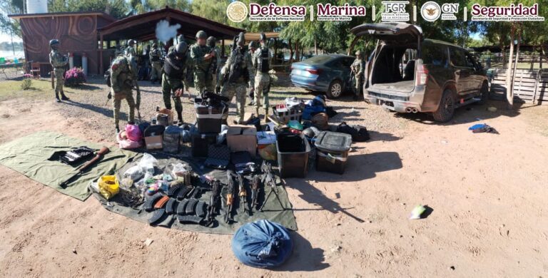 Tras un enfrentamiento, elementos federales detienen a tres sujetos armados en Sinaloa