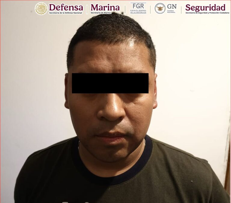 Agentes federales detienen a “El Chino” en la CDMX