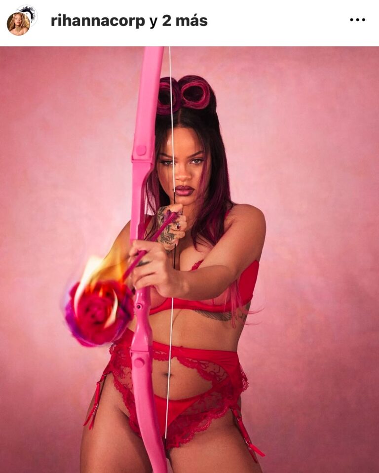 Rihanna celebra por adelantado el Día de San Valentín