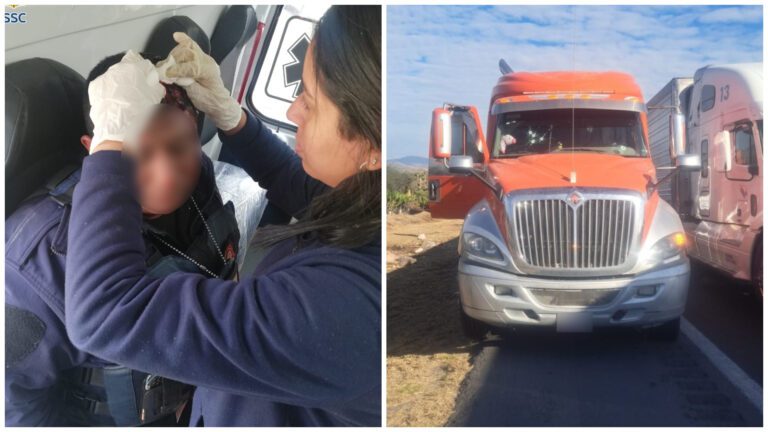 Policía de CDMX frustra robo de camión con cobre en la carretera-Guanajuato