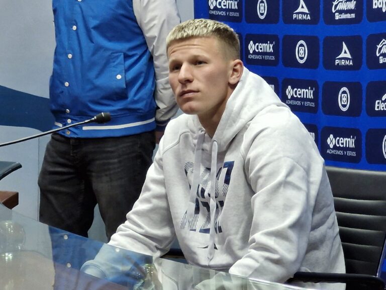 Polaco Bogusz afirmó que quería llegar a un equipo como Cruz Azul que siempre quiere trascender.