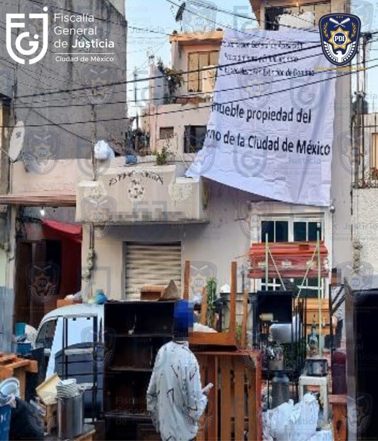 FGJCDMX encabeza desalojo por extinción de dominio en Venustiano Carranza