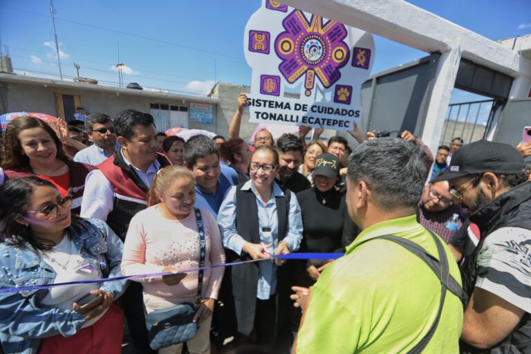 Inauguran en Ciudad Cuauhtémoc Ecatepec el primer Sistema de Cuidados Tonalli