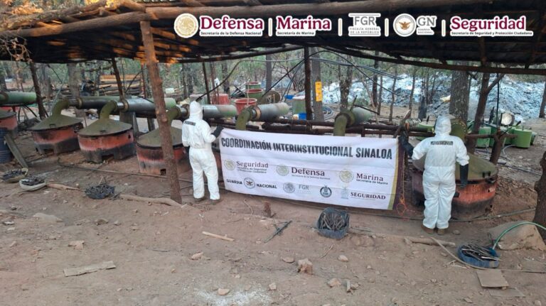 Aseguran mega narco laboratorio en Zacatecas