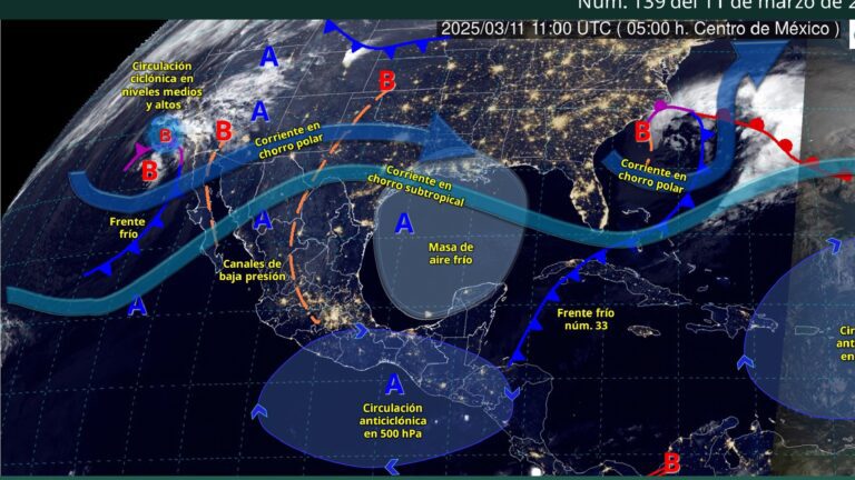 Clima al 11 de marzo: ingreso del Frente Frío 34 provocará fuertes lluvias y viento tanto en el noroeste como norte