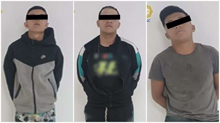 Detienen a tres jóvenes en Tláhuac por asalto con ayuda del C2