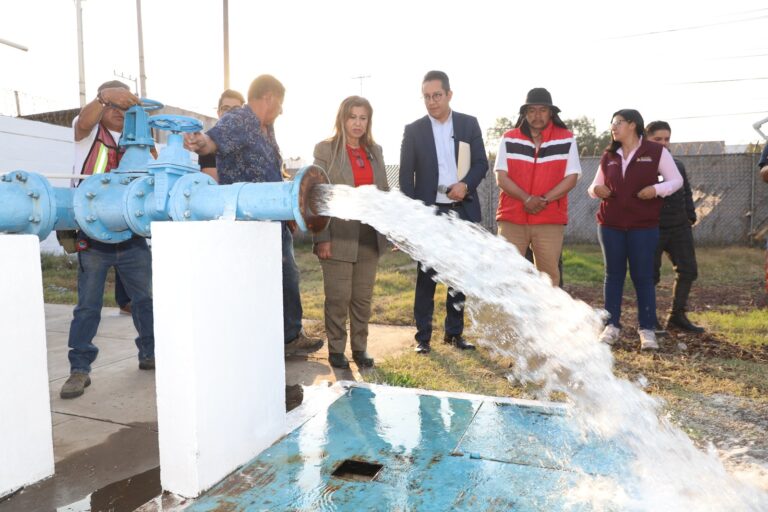 Se ha mejorado el flujo de agua en Cuautitlán gracias a la reparación y mantenimiento de pozos de agua