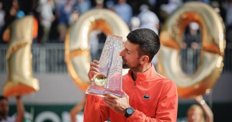 Novak Djokovic sigue haciendo historia FOTO: INSTAGRAM @djokernole