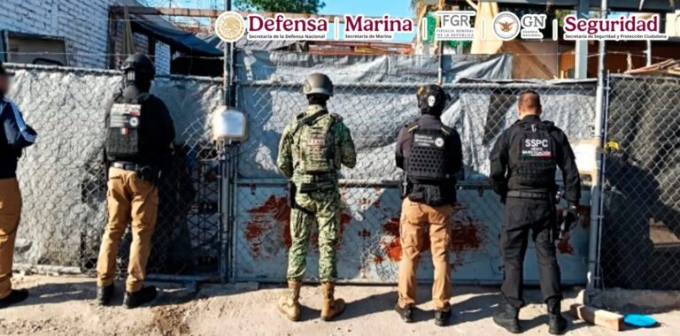 Agentes federales aseguran droga durante cateo en Tijuana