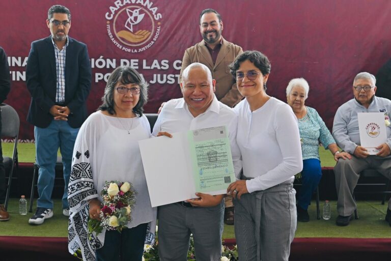Con boda colectiva culminaron las Caravanas Itinerantes por la Justicia Social en Tlalnepantla