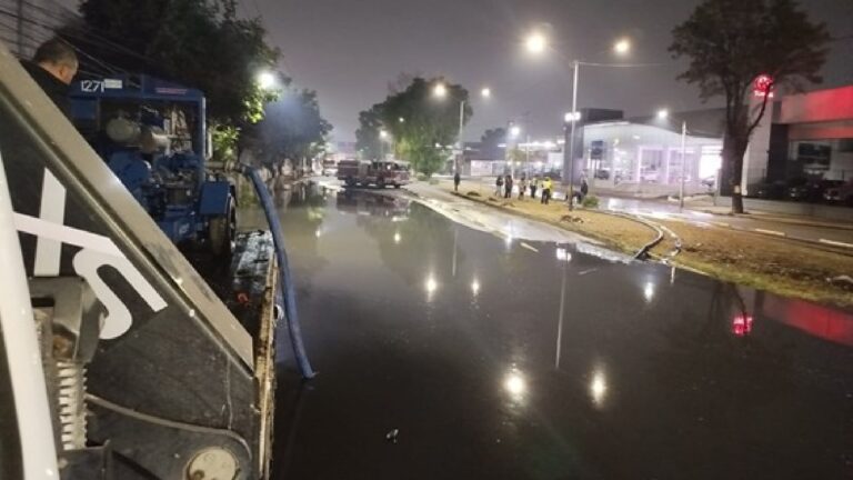 Conagua interviene en Ecatepec tras inundaciones por fuertes lluvias