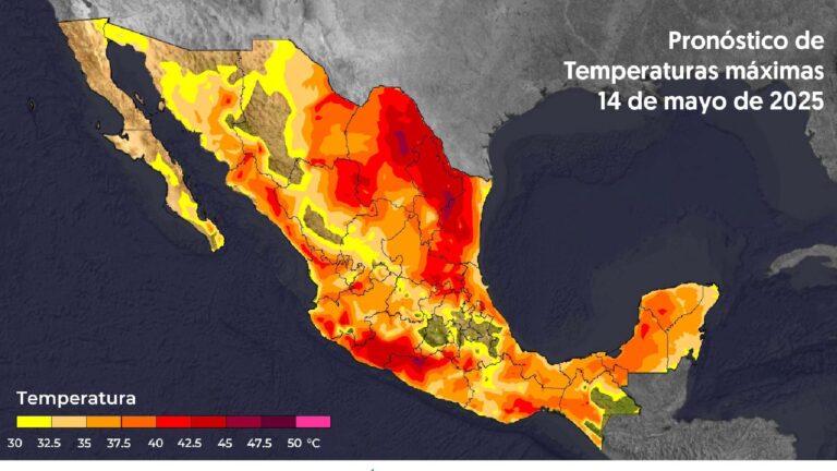 Clima al 14 de mayo: al menos 21 estados tendrán temperaturas superiores a los 40 grados