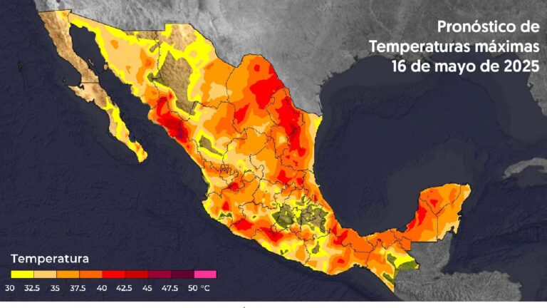 Clima al 16 de mayo: al menos 20 estados seguirán con temperaturas superiores a 40 grados