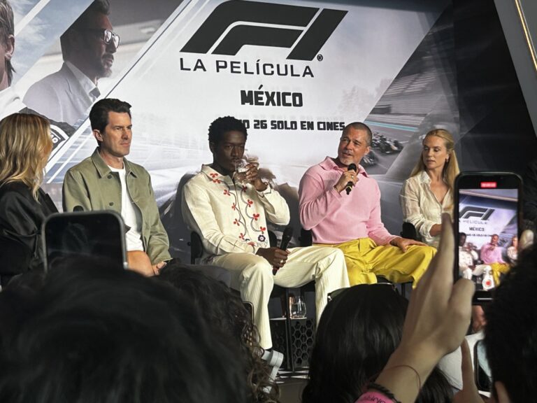 Brad Pitt resalta habilidades de pilotos de F1