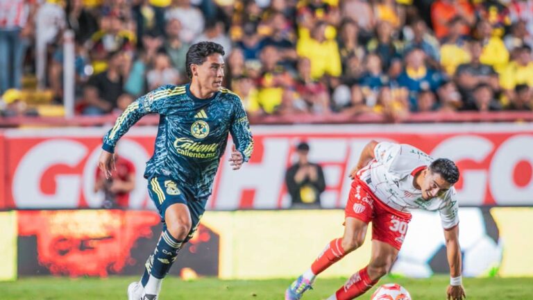 America sufre pero empata ante Necaxa FOTO: X: @ClubAmerica