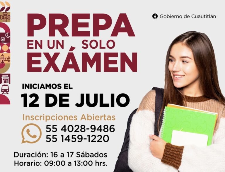 Impulsan en Cuautitlán el acceso a la educación con el Programa “Prepa en un solo examen”