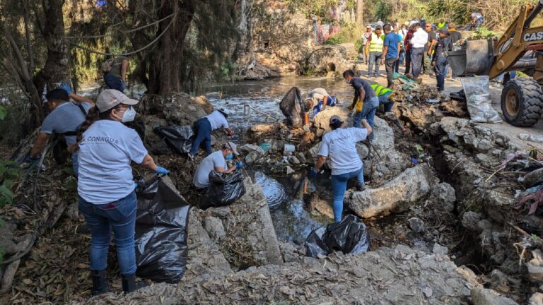 Conagua y voluntarios retiran más de 850 toneladas de basura en ríos