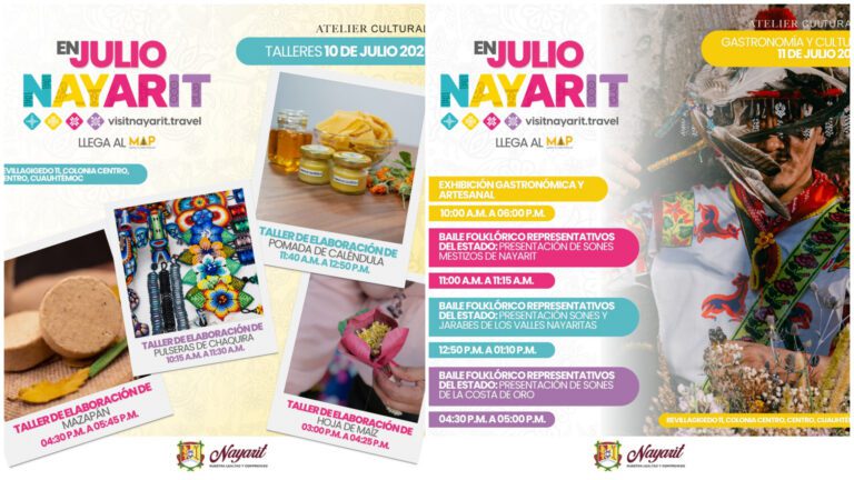 Nayarit trae su arte y sabor al Museo de Arte Popular con estos talleres