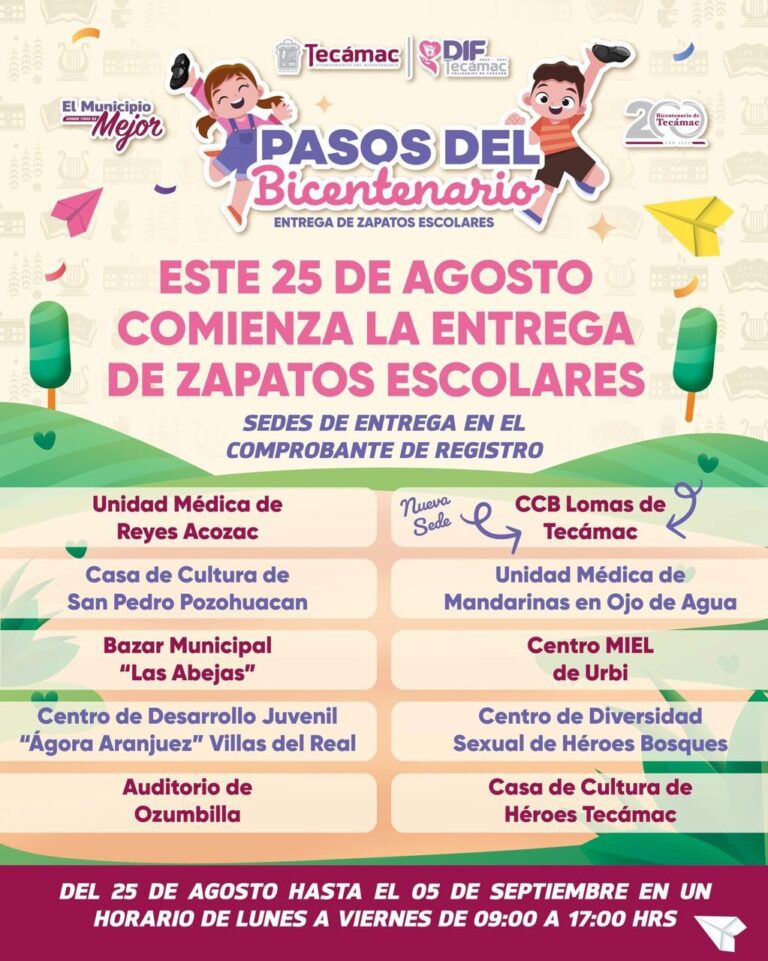 Inicia en Tecamac la entrega gratuita de zapatos escolares