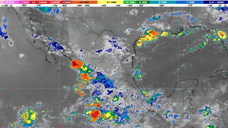 Clima al 22 de agosto: se prevén lluvias de intensas a muy fuertes en 16 estados, incluido el Valle de México