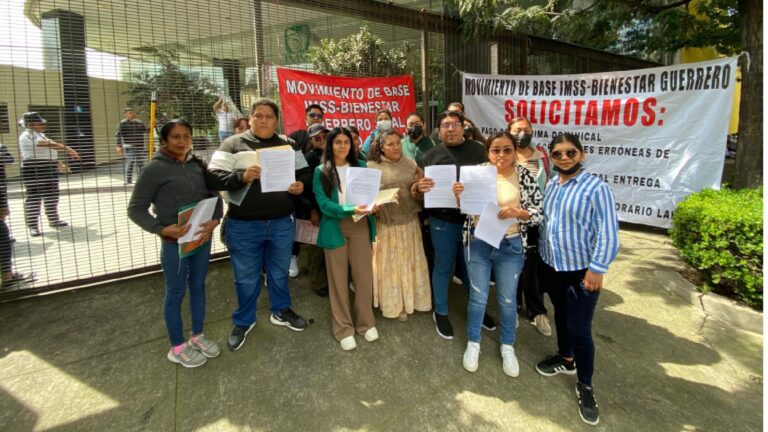 Trabajadores del IMSS en Guerrero protestan por falta de insumos y amenazas del crimen