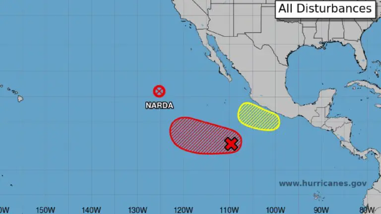 Zona de baja presión podría convertirse en tormenta “Octave” frente a costas de Michoacán