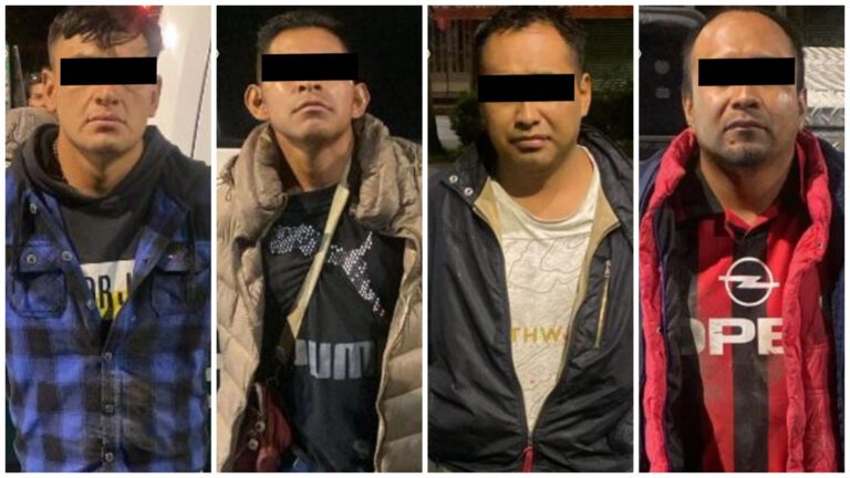 Detienen a cuatro hombres tras robo a negocio de motocicletas en Tláhuac