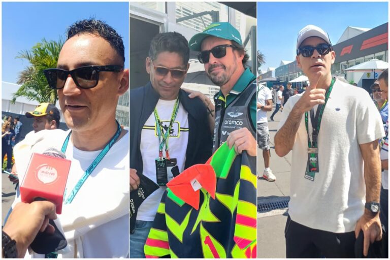 CAMPOS, NAVAS Y RAFA EN LA F1 FOTOS: GABRIEL AYALA Y EDGAR FLORES