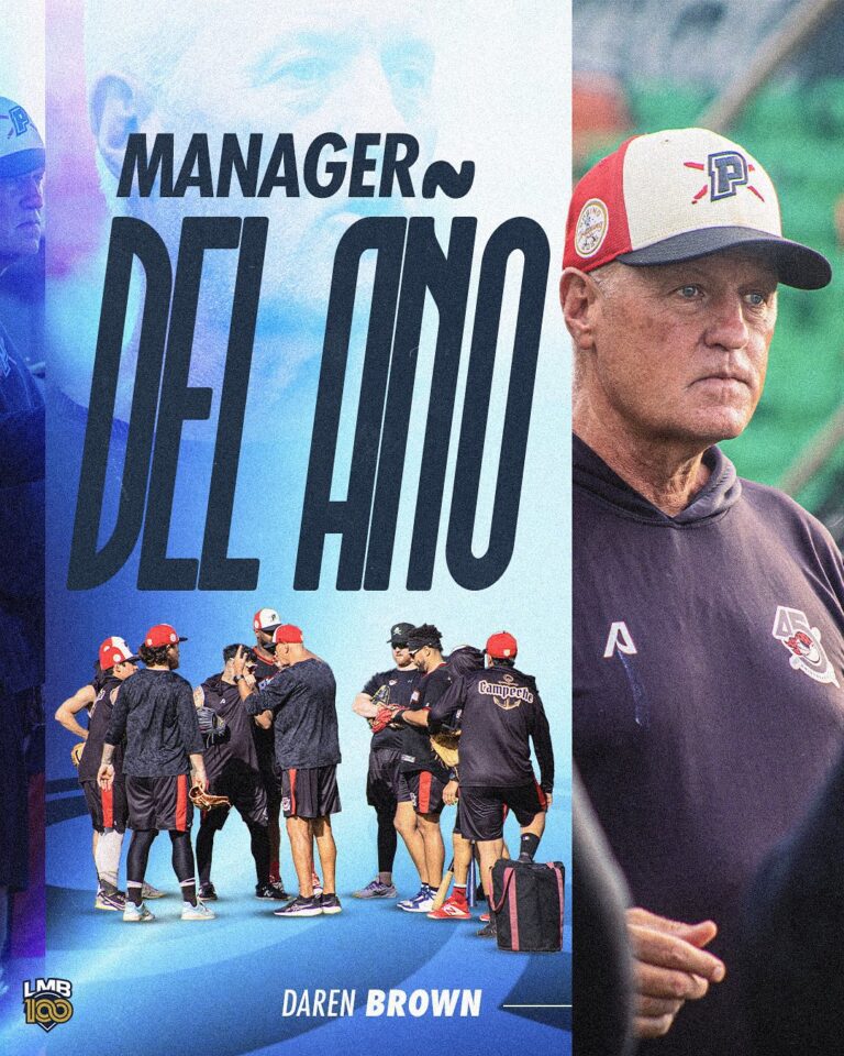 Daren Brown se lleva el premio al Manager del Año 2025 LMB