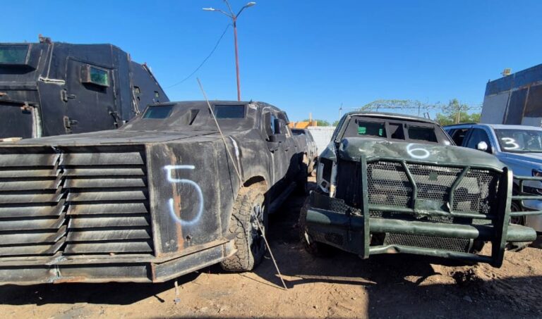 FGR destruye más de 20 vehículos “monstruos”
