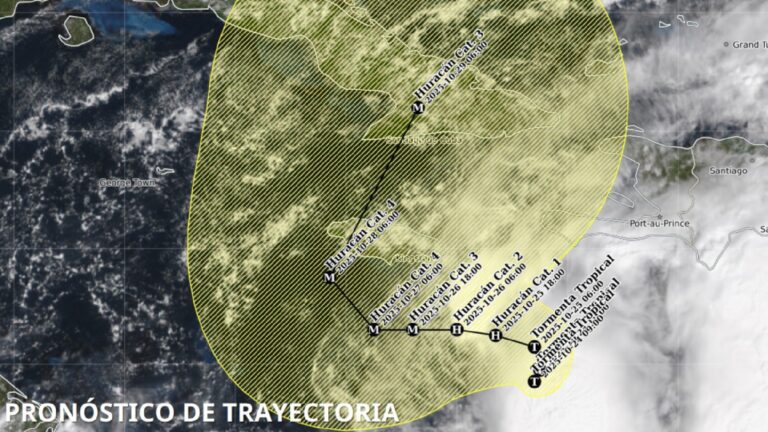 “Melissa” provoca lluvias intensas en el Caribe y podría impactar Jamaica como huracán mayor