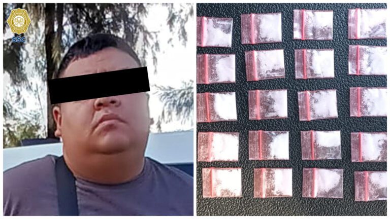 Capturan a Armando “N”, presunto responsable del tiroteo en Tláhuac; portaba drogas
