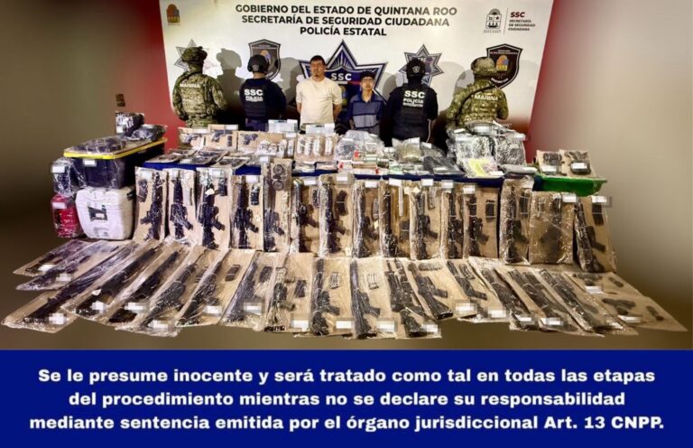 En Quintana Roo detienen a dos integrantes del CJNG