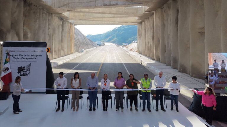 Sheinbaum inaugura autopista Tepic–Compostela y anuncia ampliación hacia San Blas