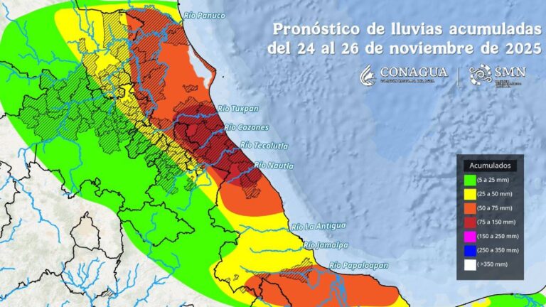 SMN advierte sobre los efectos que traerá este miércoles el Frente Frío 16