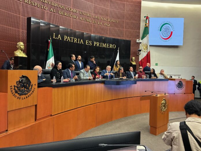 Senadores y diputados en el Senado