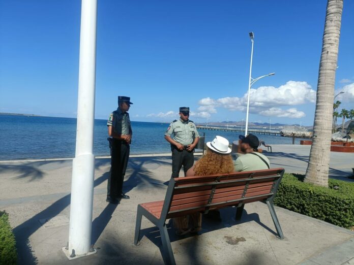 GN realiza recorridos de prevención en Baja California Sur