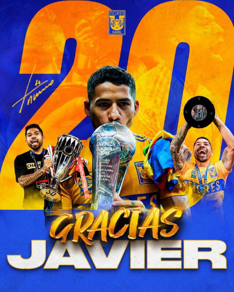 Javier Aquino deja al equipo de Tigres después de 10 años