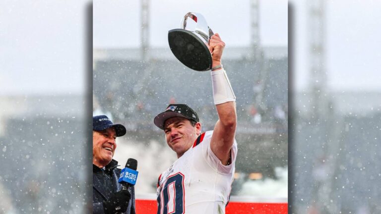 Drake Maye encabeza a Patriotas al Super Bowl LX FOTO: X: @Patriots