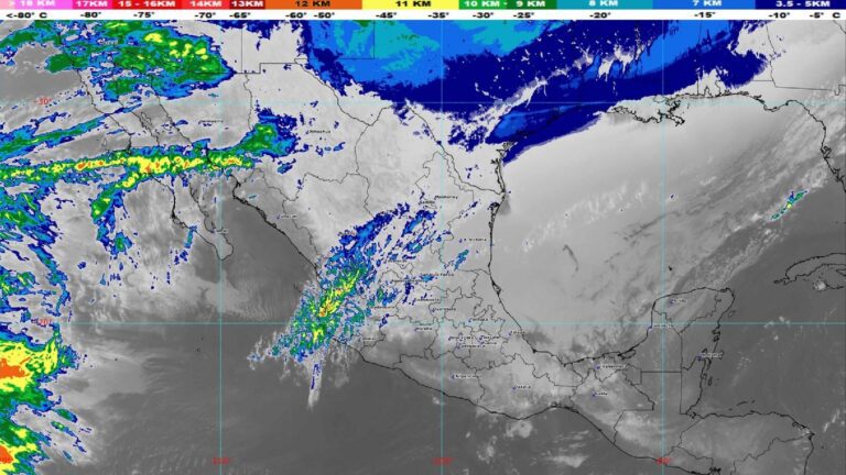 Clima al 26 de enero: lluvias de torrenciales a fuertes en el oriente, sur y sureste