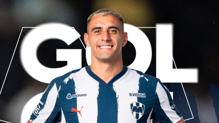 german berterame anoto en la victoria FOTO: X: @Rayados