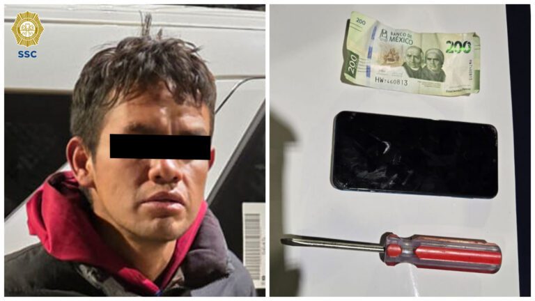 Vecinos de Tláhuac capturan y amarran a un asaltante en Santa Catarina Yecahuizotl