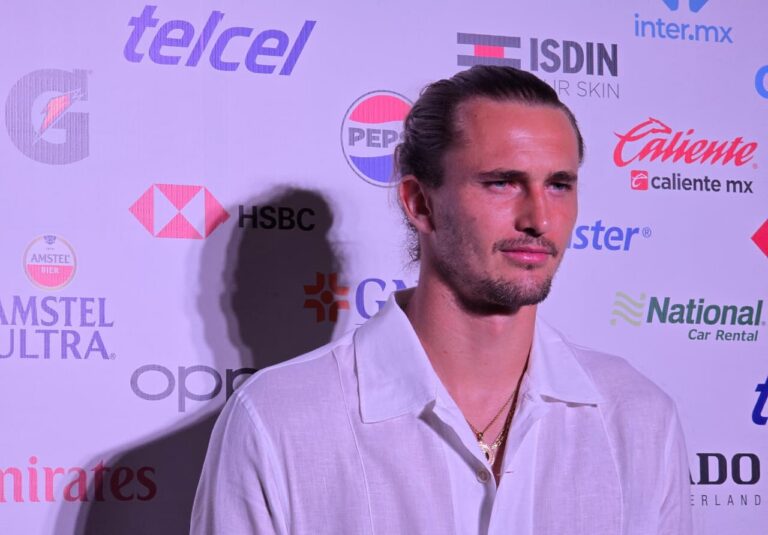 ALEXANDER ZVEREV EN EL ABIERTO MEXICANO DE TENIS FOTO: ARTURO SANGUINO / ACIR DEPORTES