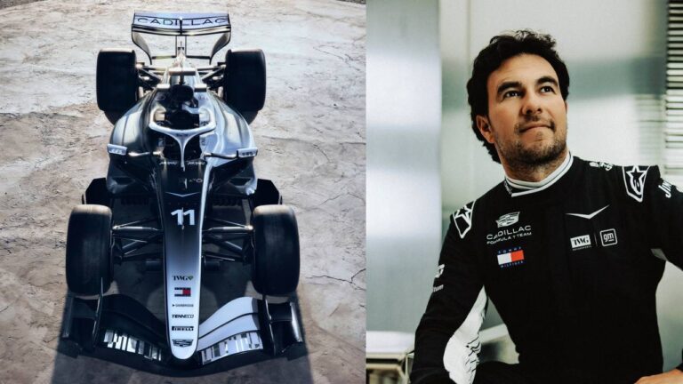 Checo Perez presenta monoplaza para Formula 1