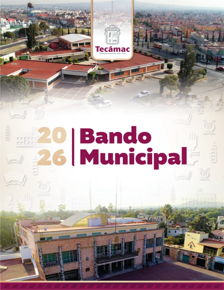 Este jueves se promulgará el Bando Municipal 2026 en Tecamac