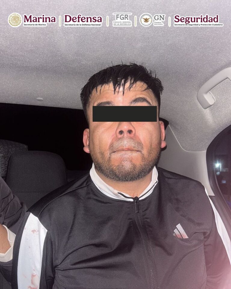 Elementos de las Fuerzas Armadas detienen en Tlaxcala a “El Hacha”
