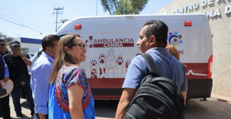Las nuevas ambulancias para mascotas apoyarán para el rescate y atención de mascotas en el municipio de Ecatepec