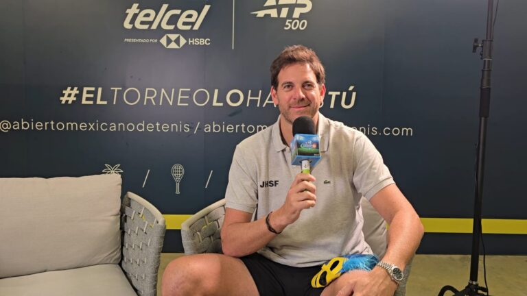 JUAN MARTÍN DEL POTRO EN EL ABIERTO MEXICANO DE TENIS FOTO: ARTURO SANGUINO / ACIR DEPORTES