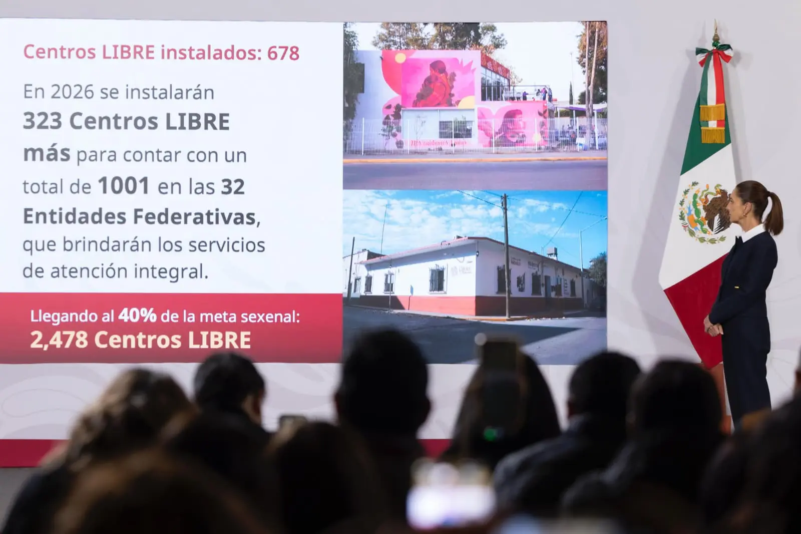 En 2026 habrá más de mil Centros LIBRE para las mujeres; el objetivo