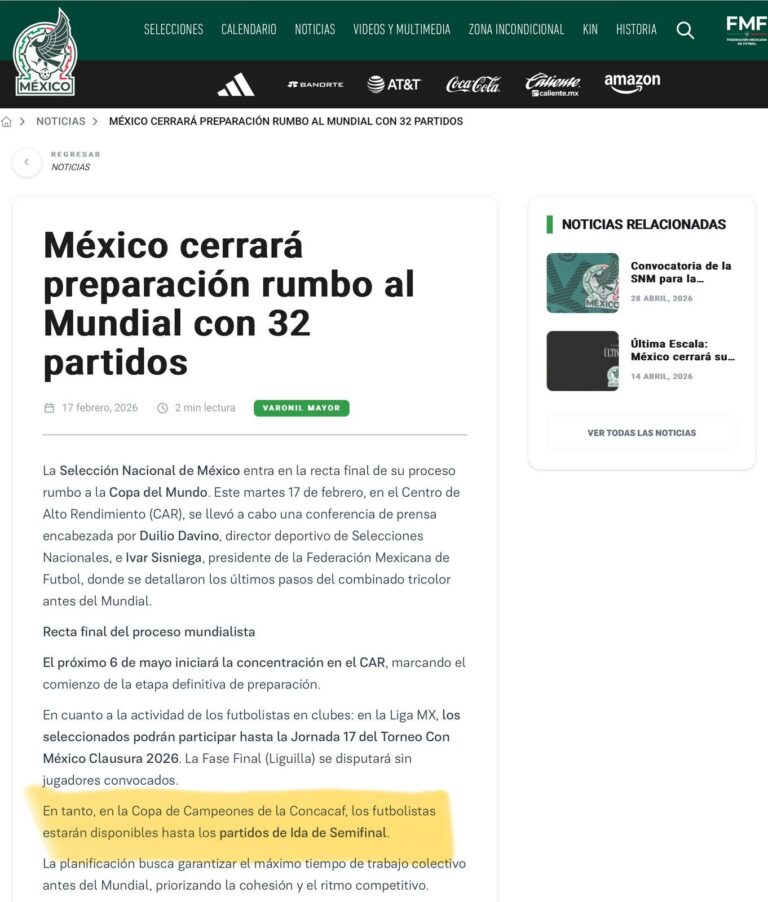 El equipo del Toluca solo podía contar con sus seleccionados para la ida de Concacaf